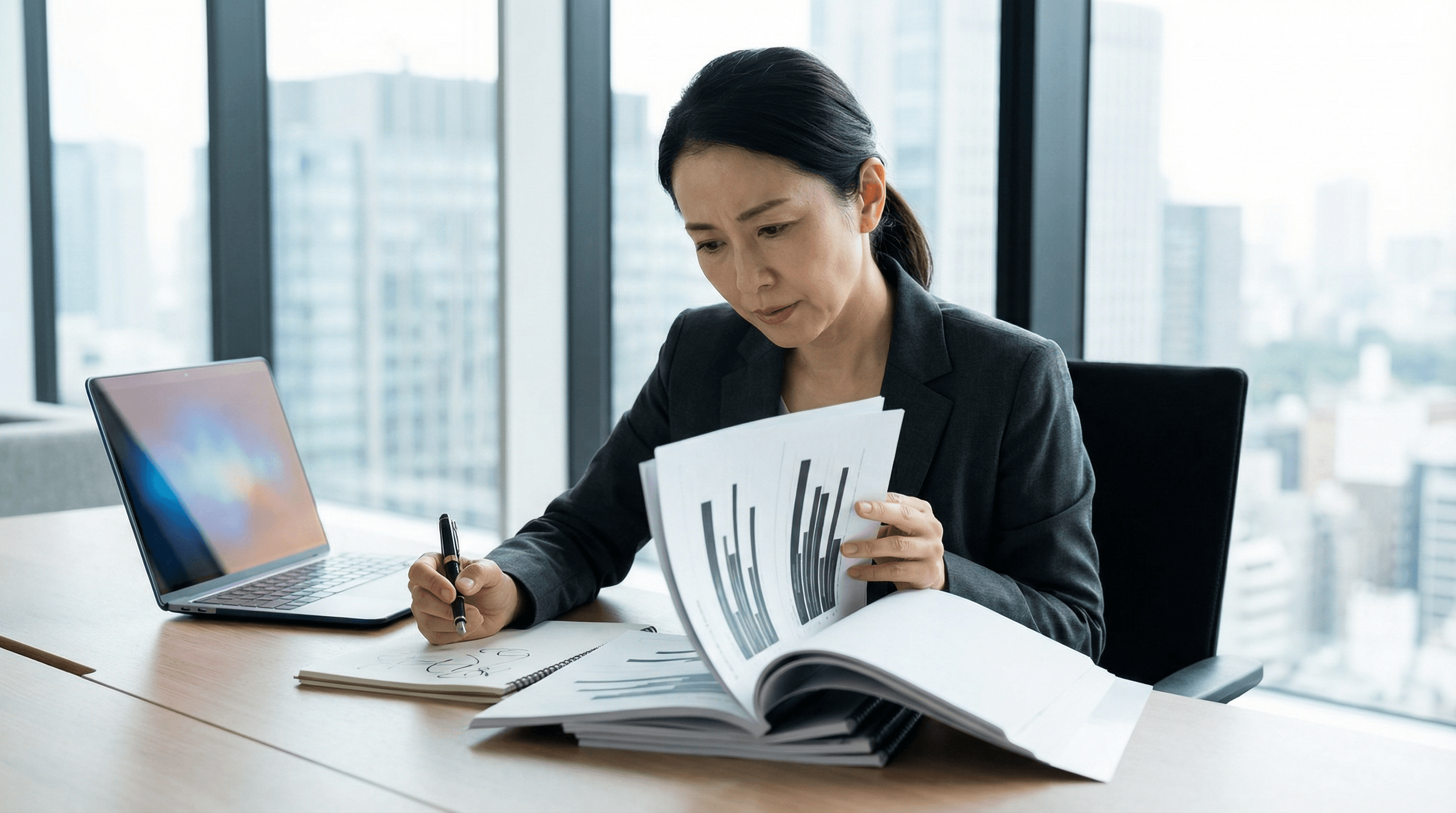 担当者が真剣にプランを練っている様子